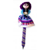 WHOLESALE ANDEAN PENCIL " CHOLITA" MADE OF BLANKET AND COTTON