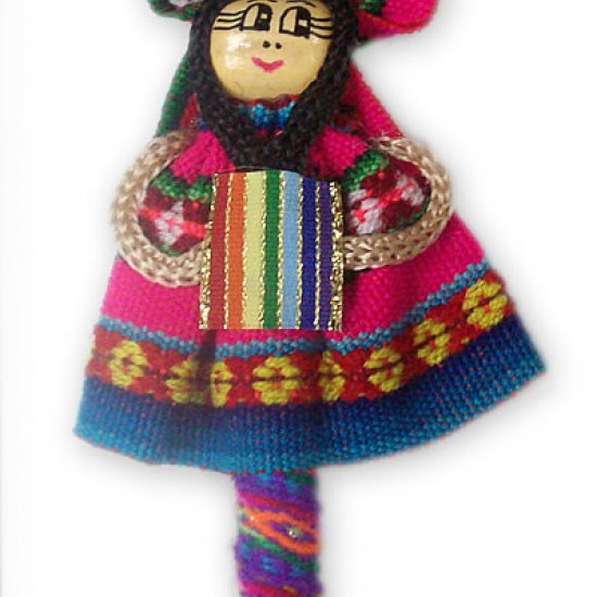 WHOLESALE ANDEAN PENCIL " ÑUSTA" MADE OF BLANKET AND COTTON 