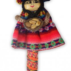 WHOLESALE ANDEAN PENCIL " ÑUSTA" MADE OF BLANKET AND COTTON 