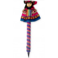 WHOLESALE ANDEAN PENCIL " ÑUSTA" MADE OF BLANKET AND COTTON 