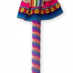 WHOLESALE ANDEAN PENCIL " ÑUSTA" MADE OF BLANKET AND COTTON 