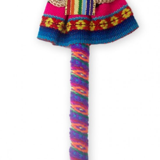 WHOLESALE ANDEAN PENCIL " ÑUSTA" MADE OF BLANKET AND COTTON 