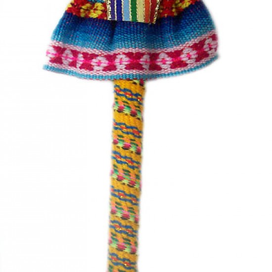 WHOLESALE ANDEAN PENCIL " ÑUSTA" MADE OF BLANKET AND COTTON 