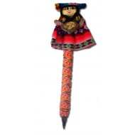 WHOLESALE ANDEAN PENCIL " ÑUSTA" MADE OF BLANKET AND COTTON 