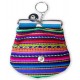 WHOLESALE ANDEAN COIN PURSE MADE OF LEATHER AND CUZCO BLANKET