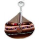 WHOLESALE ANDEAN COIN PURSE MADE OF LEATHER AND CUZCO BLANKET