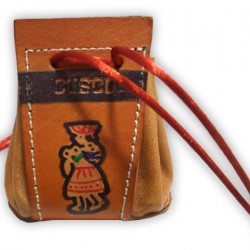 WHOLESALE LITTLE LEATHER COIN PURSE - ANDEAN IMAGES