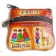 WHOLESALE ANDEAN  LITTLE LEATHER COIN PURSE  - ANDEAN IMAGES