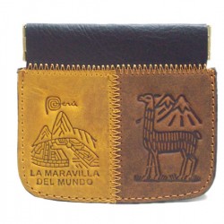 WHOLESALE INCA LITTLE LEATHER COIN PURSE - ANDEAN IMAGES