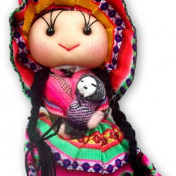 WHOLESALE PERUVIAN ANDEAN DOLLS VARIED MODELS - SIZE MEDIUM