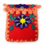 WHOLESALE ANDEAN CELL PHONE POUCH MADE OF AYACUCHO WOVEN