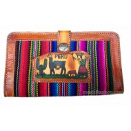 WHOLESALE DOCUMENT HOLDER MADE OF LEATHER AND CUZCO BLANKET