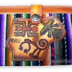 WHOLESALE DOCUMENT HOLDER MADE OF LEATHER AND CUZCO BLANKET