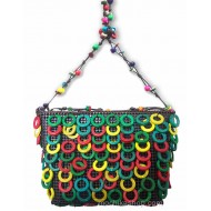 WHOLESALE COCONUT SHOULDER BAG AND WOVEN SIZE M 