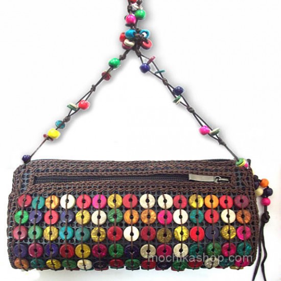 WHOLESALE SMALL COCONUT  HANDBAG AND  SHOULDER BAG - PERUICANSHOP.COM