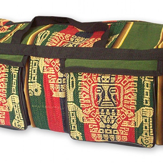 WHOLESALE MEDIUM DUFFEL BAG CUZCO BLANKET 