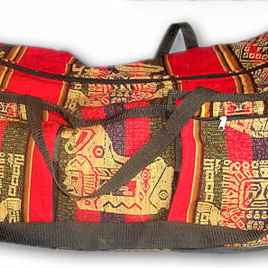 WHOLESALE MEDIUM DUFFEL BAG CUZCO BLANKET 