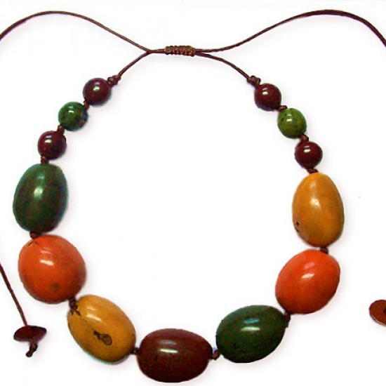 WHOLESALE AGUAJE SEEDS INCA NECKLACES 