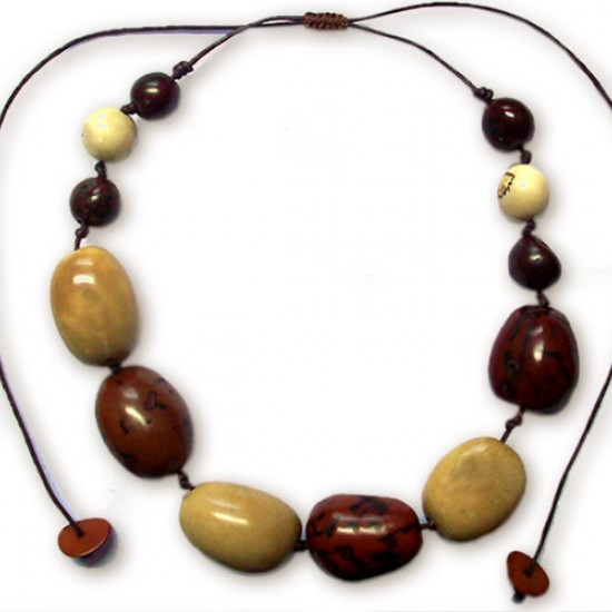 WHOLESALE AGUAJE SEEDS INCA NECKLACES 