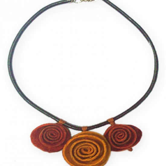 WHOLESALE ORANGE PEEL INCA NECKLACES DESIGN ROSES 