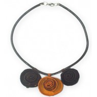 WHOLESALE ORANGE PEEL INCA NECKLACES DESIGN ROSES 