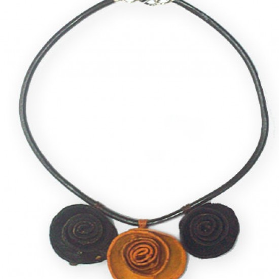 WHOLESALE ORANGE PEEL INCA NECKLACES DESIGN ROSES 