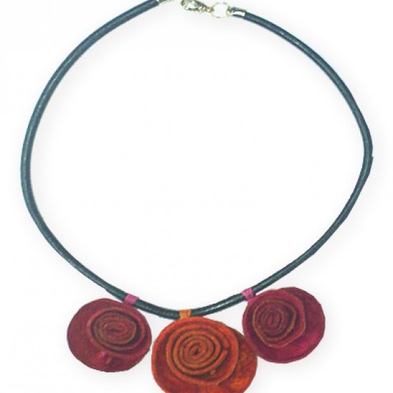 WHOLESALE ORANGE PEEL INCA NECKLACES DESIGN ROSES 