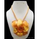 WHOLESALE ORANGE PEEL NECKLACE TYPE FLOWER VARIED COLORS