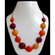 WHOLESALE TAGUA BUTTON NECKLACES  PERUVIAN JEWELRY HANDCRAFTED MULTICOLOR