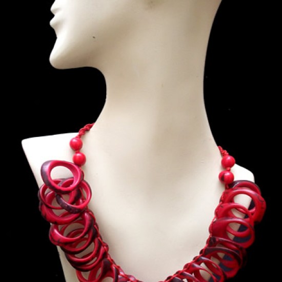 WHOLESALE TAGUA NUT NECKLACES TIPE DONUTS 