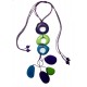 WHOLESALE TAGUA NECKLACES TYPE DONUT  MULTICOLOR