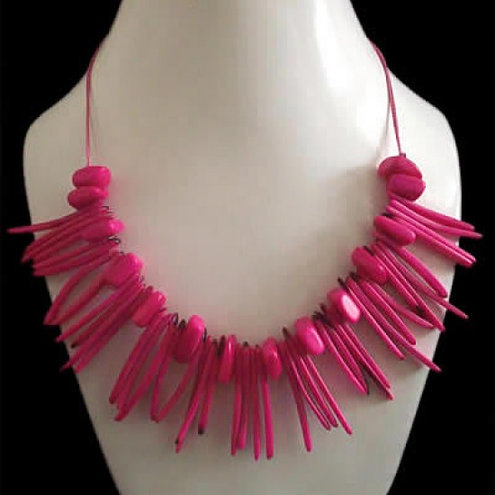 WHOLESALE TAGUA STICKS AND GRAVEL NECKLACES 