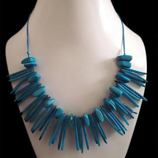 WHOLESALE TAGUA STICKS AND GRAVEL NECKLACES 