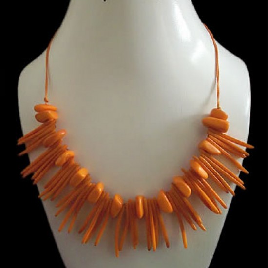 WHOLESALE TAGUA STICKS AND GRAVEL NECKLACES 