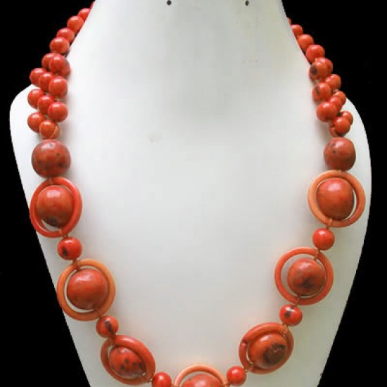 WHOLESALE TAGUA RING AND BOMBONA NECKLACES 