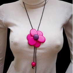 WHOLESALE TAGUA NECKLACES TYPE ROSE 