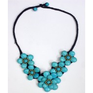 CHOKERS MADE OF CHINESE TURQUOISE STONE