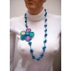 WHOLESALE AZAID (ACAID) NECKLACES WITH STRAW FLOWER  - PERUINCASHOP