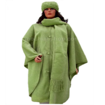 12 PERUVIAN CLOAK,CAPE "BUTTERFLY" MODEL MADE OF "ALPACA DIANA" WOOL COMBED
