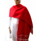 SHAWL MODEL" ROSES" MADE OF ALPACA WOOL 