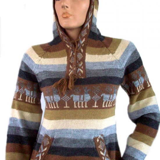 30 WHOLESALE PRETTY SWEATERS "SHAKIRA" MODEL MADE OF ALPACA WOOL