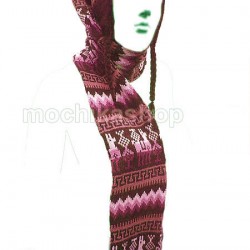 WHOLESALE PERUVIAN CHULLOS SCARF MADE OF ALPACA WOOL 