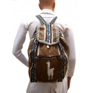 WHOLESALE ALPACA WOOL BACKPACK NATURAL COLOR