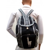 WHOLESALE ALPACA WOOL BACKPACK NATURAL COLOR