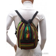 WHOLESALE RASTA TRIBAL FABRIC BACKPACKS RUCKSACK 