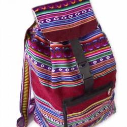 WHOLESALE ANDEAN TRIBAL FABRIC BACKPACKS RUCKSACK 