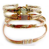 WHOLESALE BRACELETS AJUSTABLE WITH THREE METALS 
