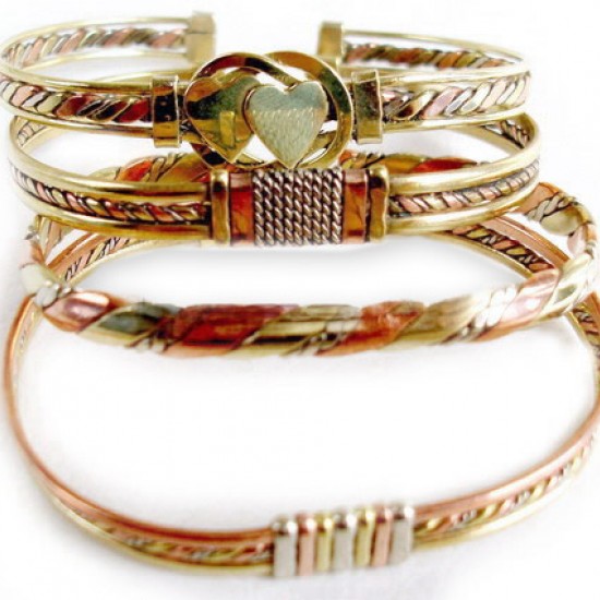 WHOLESALE BRACELETS AJUSTABLE WITH THREE METALS WHOLESALE BRACELETS AJUSTABLE WITH THREE METALS