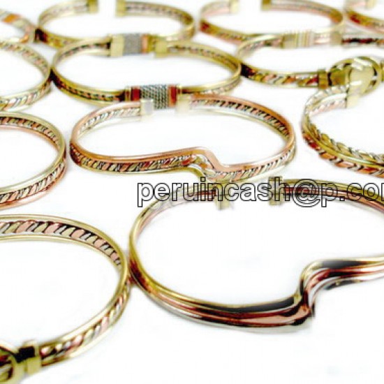 WHOLESALE BRACELETS AJUSTABLE WITH THREE METALS WHOLESALE BRACELETS AJUSTABLE WITH THREE METALS