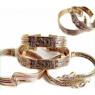 WHOLESALE BRACELETS AJUSTABLE WITH THREE METALS 